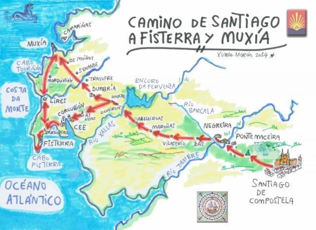 Casa De La Abuela En El Camino De Santiago A Finiesterre เนเกรรา ภายนอก รูปภาพ